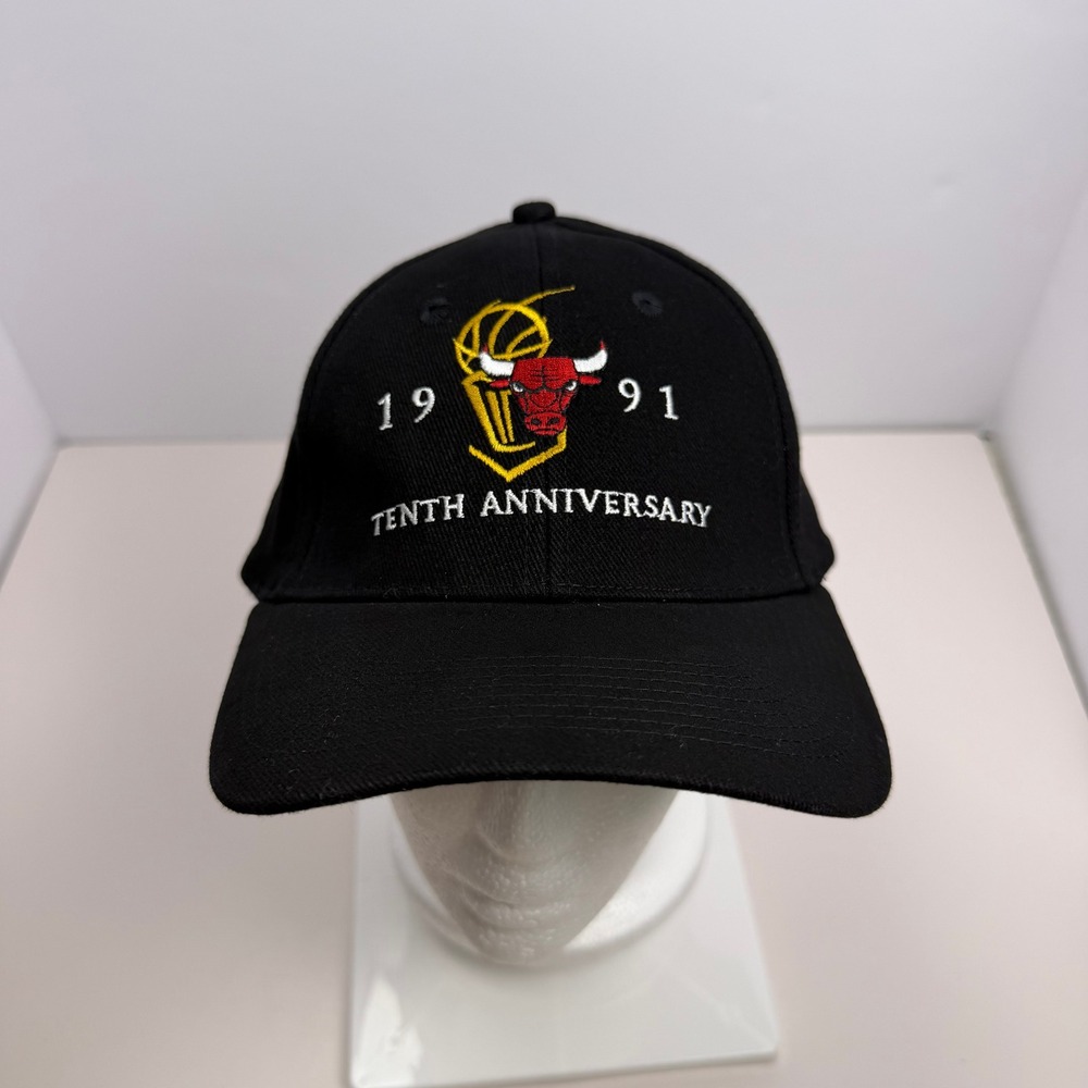 Kick10 Chicago Bulls Vintage Streetwear Mens Snapback Hat Black Cotton